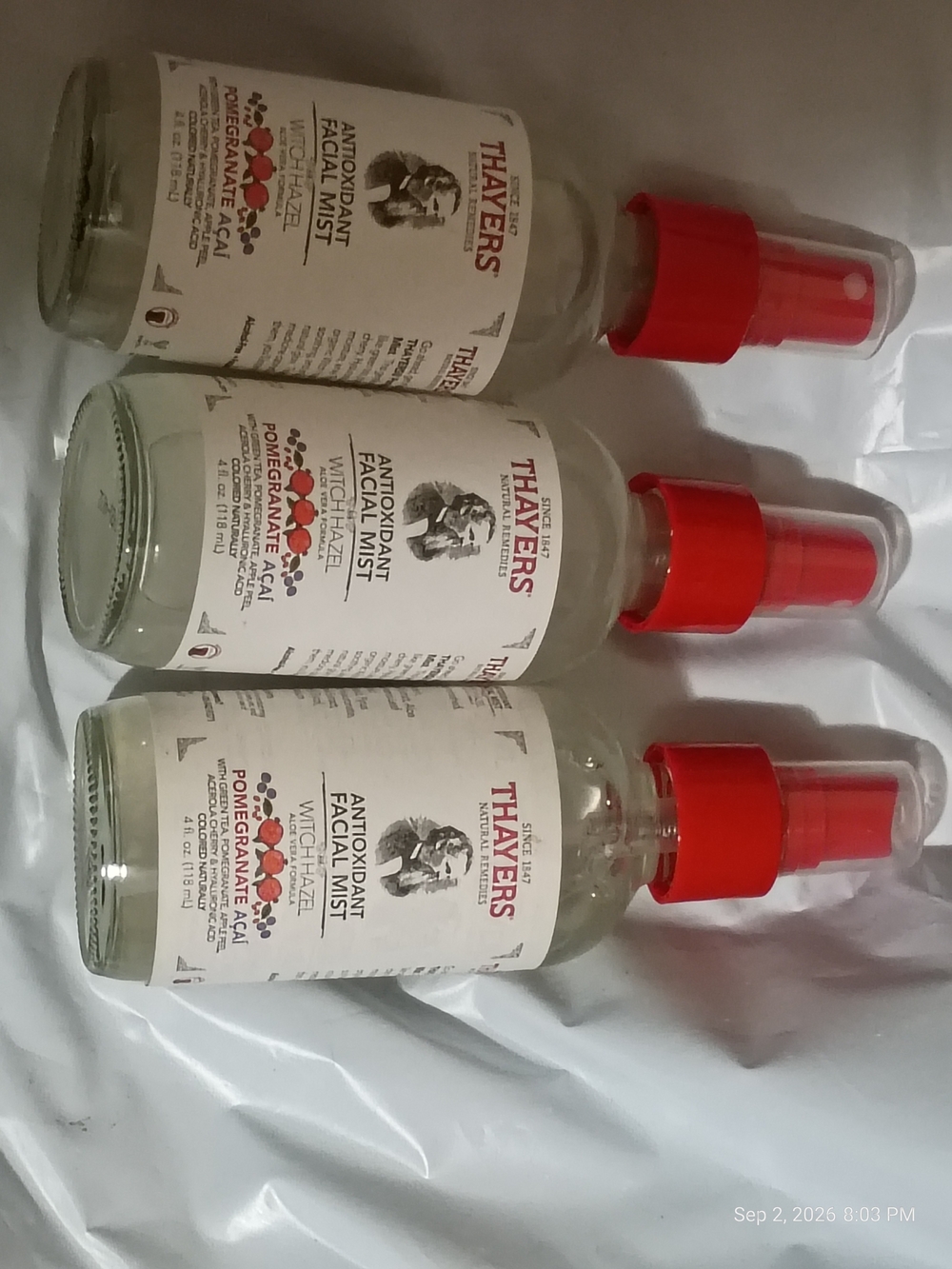 Thayer's Antioxidant Facial Mist Pomegranate - 3 Pack (Red)